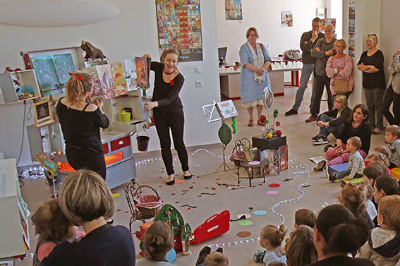 à la Bibliothèque de Dhuizon (41)