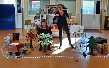 à l' Ecole Louis Aragon de Vernouillet (28)