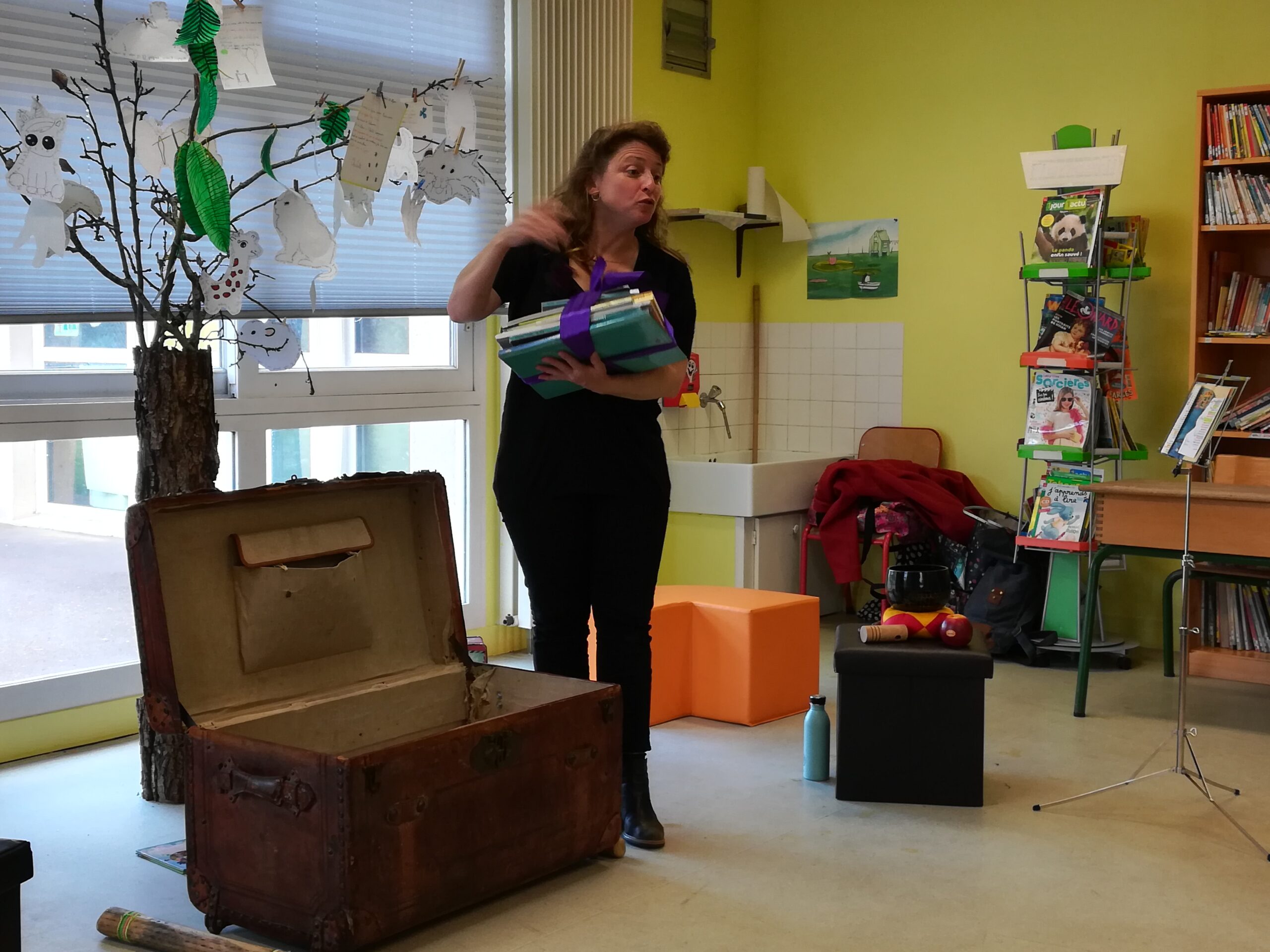 à l' Ecole primaire de Faverolles (28)