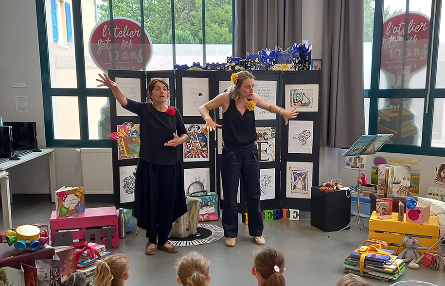 à la Médiathèque de Anet (28)