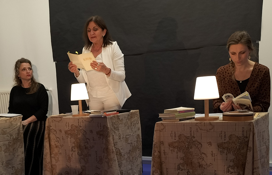 "dans le cadre du Printemps des Poètes au Grand Hall de la Médiathèque à Châteaudun (28200)"