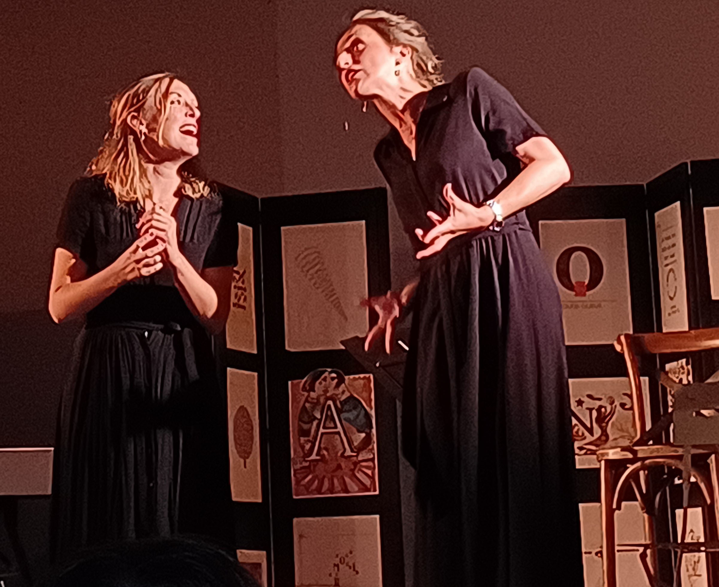 avec Pauline Maharaux et Zofia Rieger à la salle des Fêtes de Dampierre sous-Brou (28160)