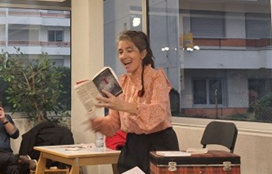 à la Médiathèque de Romorantin Lanthenay (41)Sabine VENARUZZO