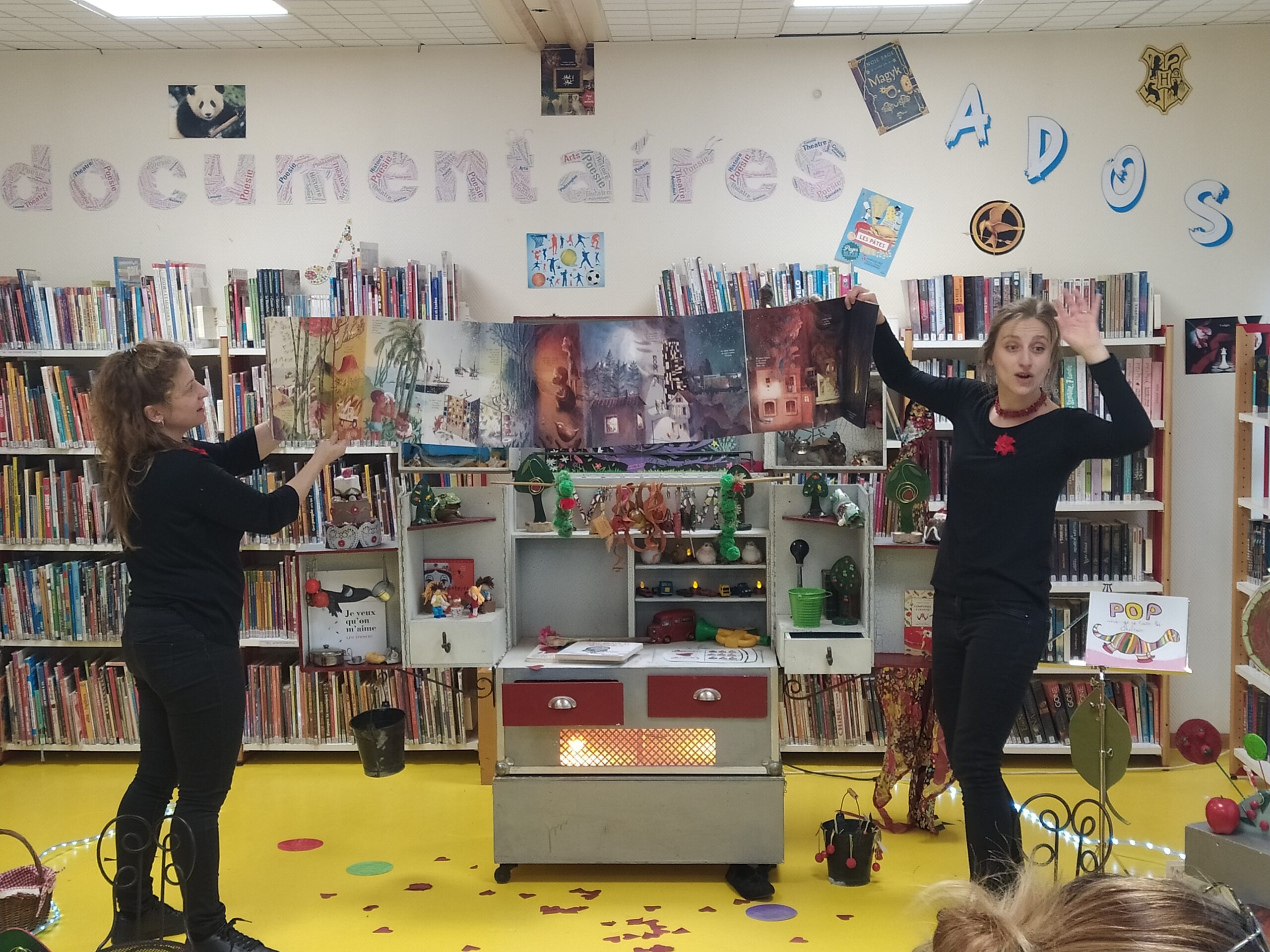 à la Bibliothèque de Airaines (80)